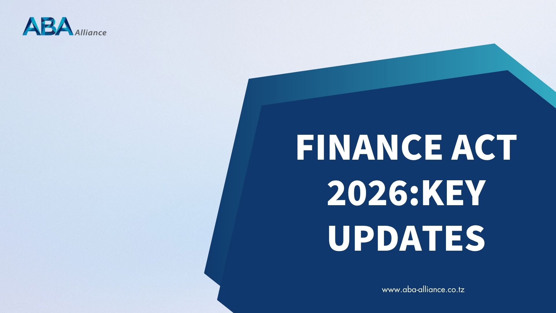 FINANCE ACT 2026:KEY UPDATES